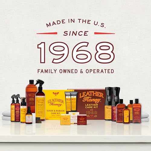 Leather Conditioner - 8 Fl Oz Non-Toxic Formula for All Leather