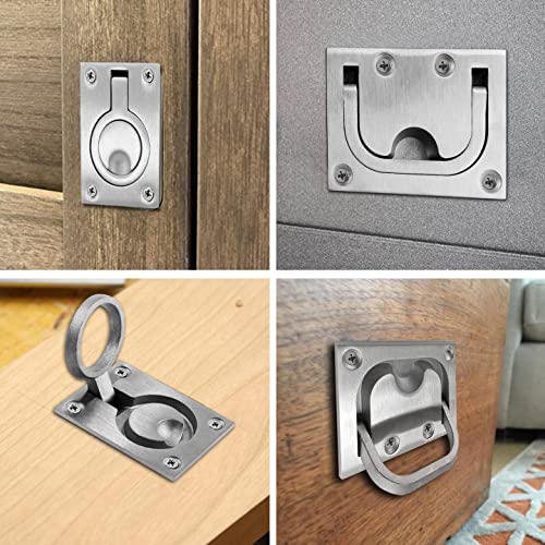 Marine Boat Flush Pull Handle - Big Size, 316 Stainless Steel