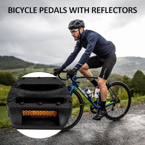 Universal Bicycle Pedals 9/16" - Non-Slip, Durable, Lightweight