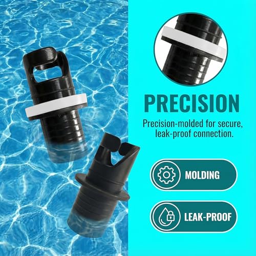 Halkey-Roberts Air Valve Hose Adapter for Foot Pump - 2 Pack