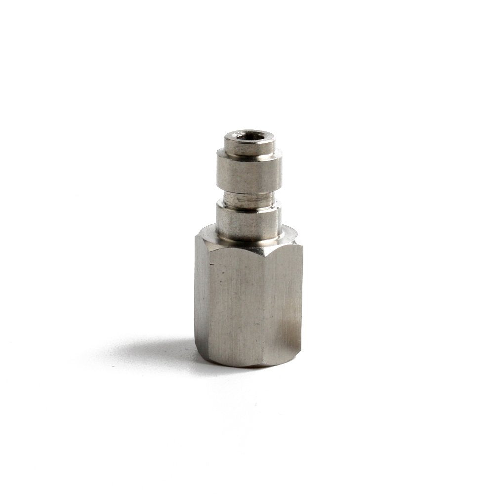 IORMAN Universal 8mm Quick-Disconnect Plug Adapter 1/8 NPT Female Thread Paintball Fittings with Sealing O-Ring