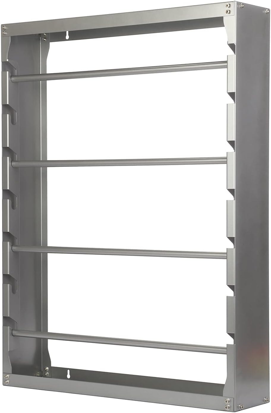 tonchean Wire Spool Rack, Wire Spool Holder Wall Mounted,Cable Dispenser with 4 Adjustable Rods Steel Cable Roller Display Holder Distribution for Electrical Industrial Retail Display