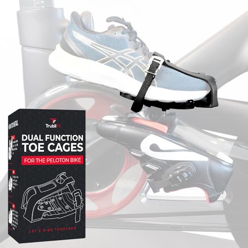 Dual Function Toe Cages for Peloton Bike - Ride with Sneakers