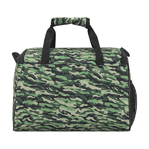 PUMA Kids' Transformation 14" Duffel Bag - Green Camo/Gold, One Size