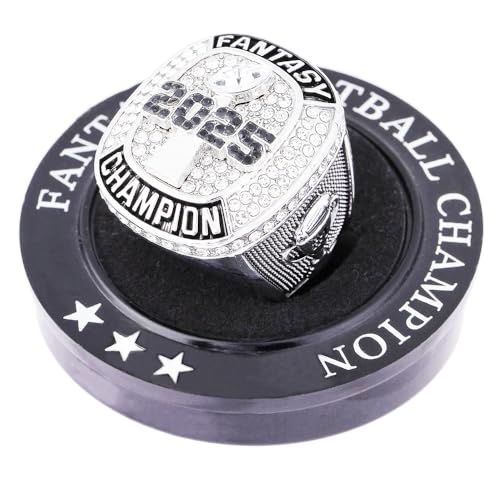 Fantasy Football Championship Ring Trophy Award 2025 - 6/11