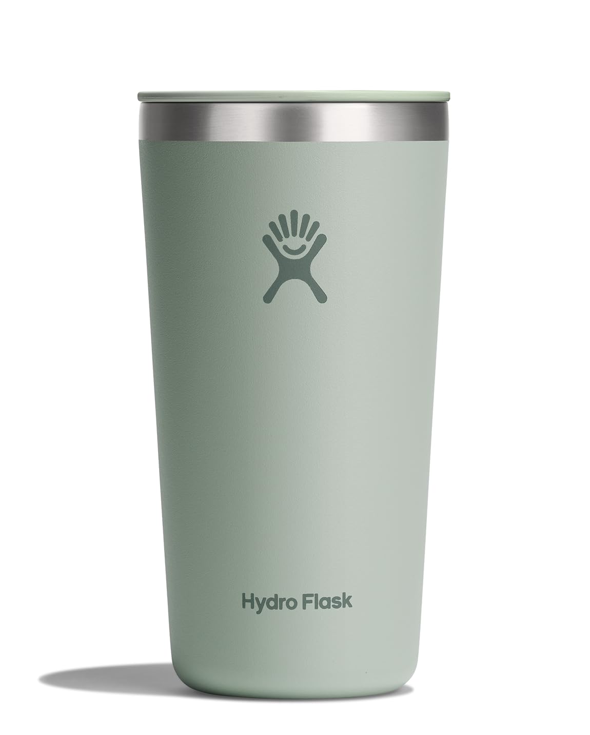 Hydro Flask All Around Tumbler Press-in Lid, Insulated Travel Mug, Stainless Steel Coffee Cup 20 Oz Agave Green