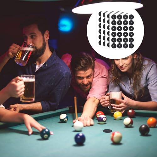 96-Piece Pool Table Marker Dots - Durable PVC Billiard Spot Stickers