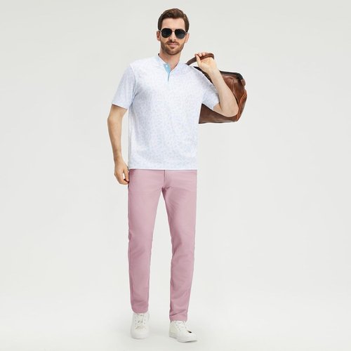 M MAELREG Men's Golf Pants - Stretch Cotton Blend, Lightweight 5-Pocket Design, Regular Fit