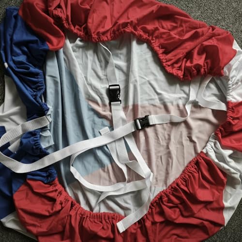 USA Flag Car Hood Cover - 3.3x5ft / 6x7ft - Elastic Polyester - Large