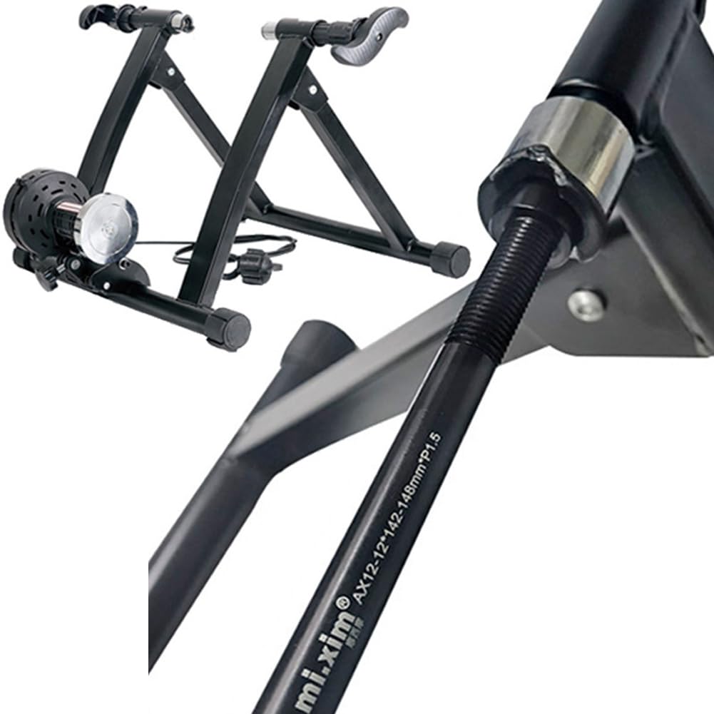 Bike Trainer Thru Axle Skewer, Thru Axles For Bike Trainers 12X142 148Mm P1.0/P1.5 Thru Axle Adapter For Skewer Wheel Attachment Trainer, Bike Trainer Thru Axles Adapter(P1.0)