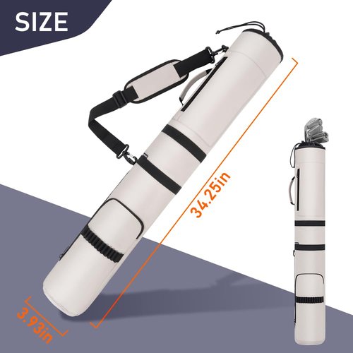 AKOZLIN Lightweight Golf Sunday Bag Golf Travel Carry Bag 3-6 Clubs Foldable Small Golf Bag with Shoulder Strap Grey