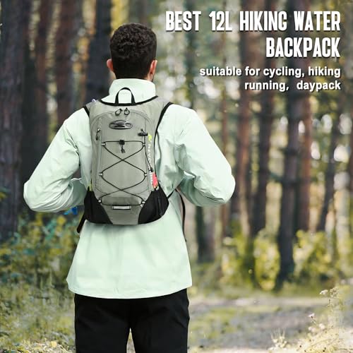 N NEVO RHINO Light Grass Green Lightweight Hydration Backpack 2L