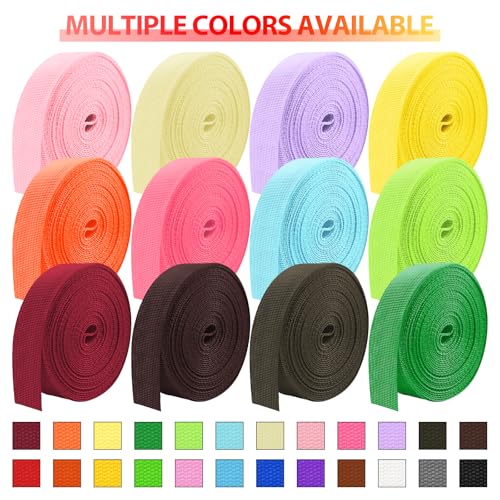 Polypropylene Webbing Strap - Light Pink 1.5 In x 5 Yards
