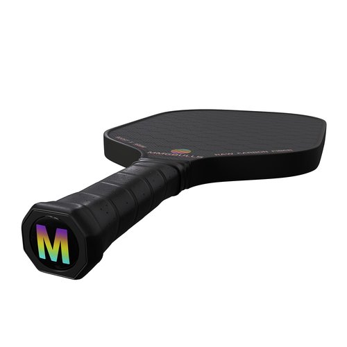 MMGBULLS Boost X Pickleball Paddle, Raw Carbon Fiber, 16mm Honeycomb Core, Foam Injected Walls, Ergonomic Comfort Grip for Durable & Lightweight