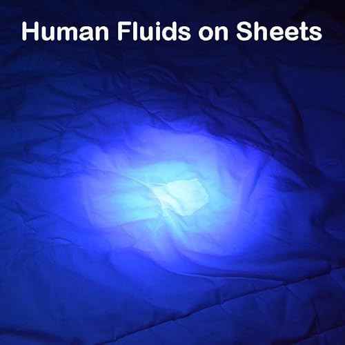 TATTU U3S UV Flashlight Rechargeable 365nm Black Light Torch with ZWB2 Filter, Blacklight 10W Ultraviolet LED Lamp with Micro USB Charging Cable