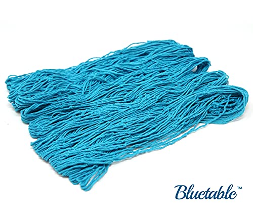 Turquoise Cotton Fish Net Decoration - 48" x 144"