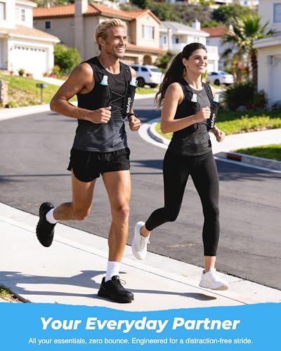 Running Hydration Vest with 2 Soft Water Bottles - Small