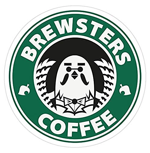 Brewsters Animal Crossing Vinyl Decal Sticker - Waterproof Laptop & Car Decal