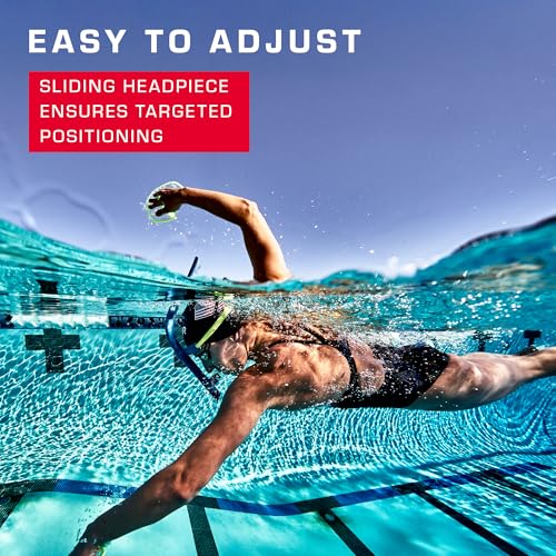 TYR Ultralite Elite Adult Swim Snorkel - Black, Ultra-Light & Comfortable for Training