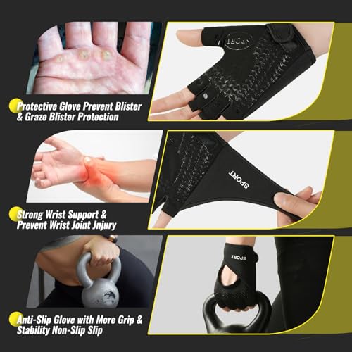 UV Protection Sun Gloves for Women - Touchscreen Full Finger - Medium / Pink-Black