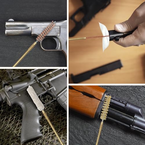 9mm Pistol Cleaning Kit - 7 in 1 Gun Cleaning Kit with Rod