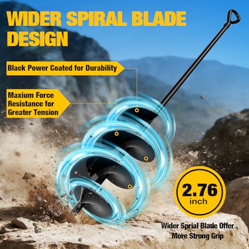 Heavy Duty Ground Anchors - 18 Inch, 4-Pack with Straps