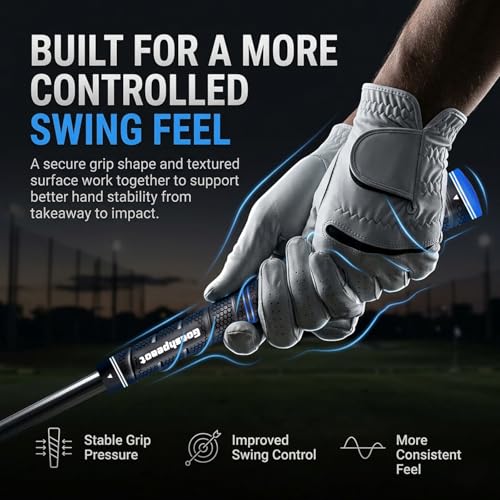 Midsize Golf Grips 13 Pack with Advanced Surface Texture - Blue