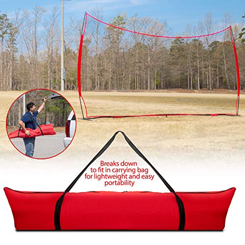 20x10 Heavy Duty Lacrosse Backstop Net - Multi-Sport Training Aid