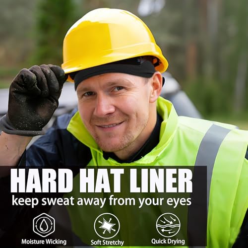 Cooling Skull Cap Helmet Liner - Breathable Mesh Beanie - Black