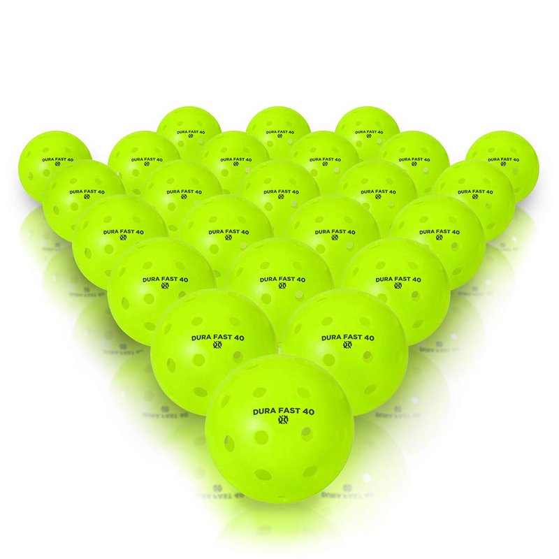 Pro Aviana Dura Fast 40 Pickleballs | Outdoor Pickleball Balls Neon or Yellow USAPA Approved and Sanctioned for Tournament Play, Professional Perfomance… (Neon, 6 Pack)