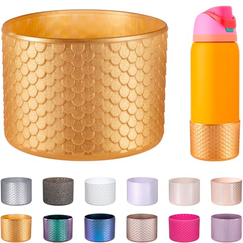 Silicone Bottom Boot for Owala 32oz FreeSip Water Bottle - Gold
