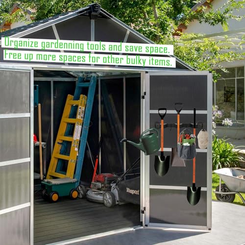 Strong Magnetic Mop Broom Holder, Heavy Duty Magnetic Mop Hanger for Refrigerators, Anti-Slip Magnet Wall Mounted Broom Holder Storage Rack for Laundry Garage Kitchen Workshops Shed