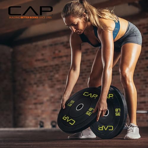 2-Inch Olympic Bumper Plate Weight Set - 100-370 lbs, Multiple Colors