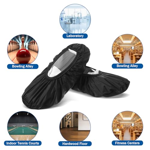 Reusable Non-Slip Bowling Shoe Covers - Large Size
