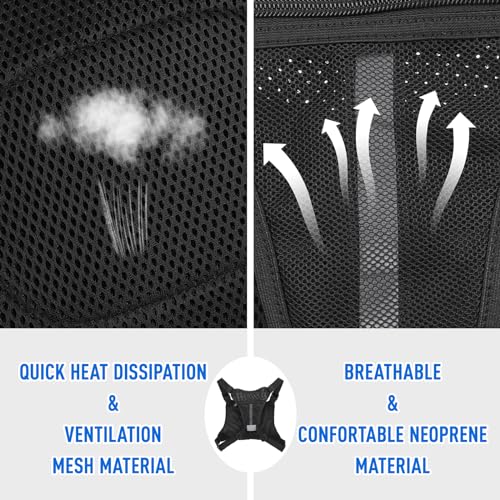 DEYACE Black Tactical Chest Bag for Men with Phone Holder - Adjustable, Water-Resistant