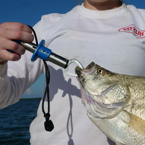6" Fish Lip Gripper - Durable Stainless Steel Tool for Freshwater Fishing - One Size