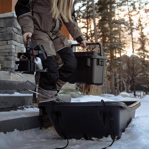 Trek Utility Sled - 60L Capacity, Black, 260lb Max Load