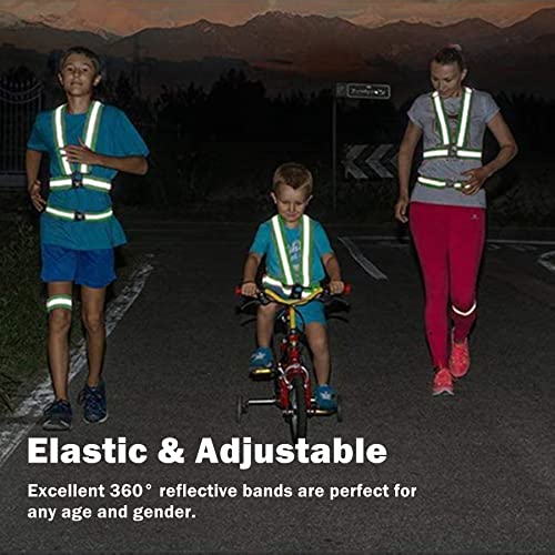 High Visibility Reflective Vest for Night Running, Walking, Cycling