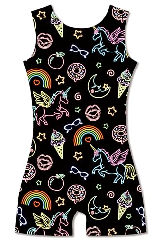 Gymnastics Leotards for Girls - Ballet Unitards with Shorts
