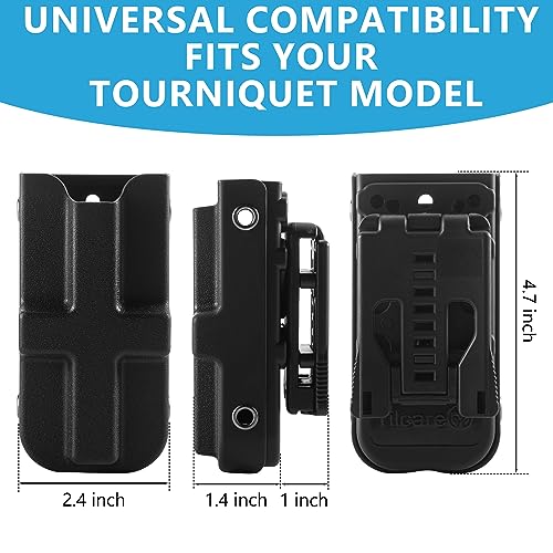 Durable Tourniquet Holder with Tactical Belt Clip - First Aid Kit