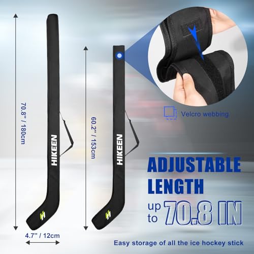 Hikeen Hockey Stick Bag with Adjustable Length for Training & Travel