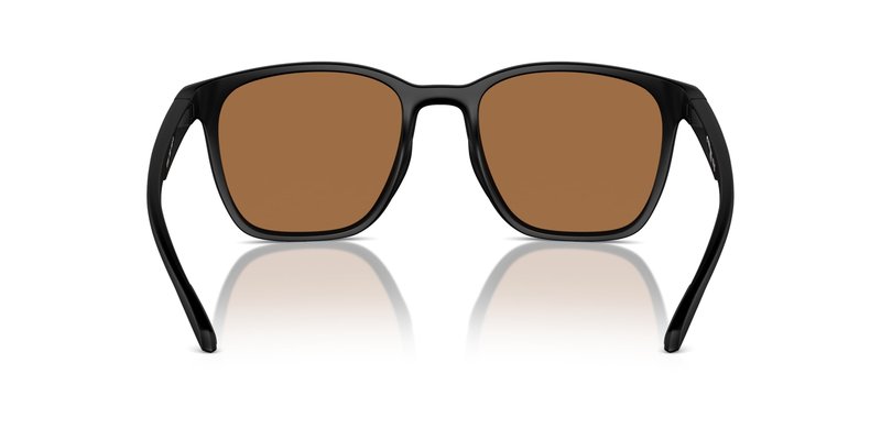 Native Unisex Sunglasses Matte Black Frame, Brown Polarized Lenses, 54MM