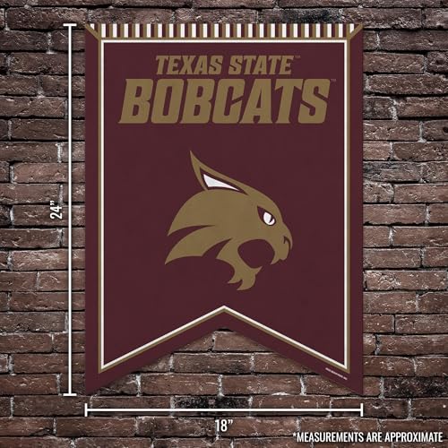 Texas State Bobcats Pennant - 18x24 Felt Banner