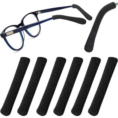 Glasses Ear Cushion, Eyeglasses Temple Tips Sleeve Protectors, Eyeglass Ears Behind Guards Ends Arm Covers