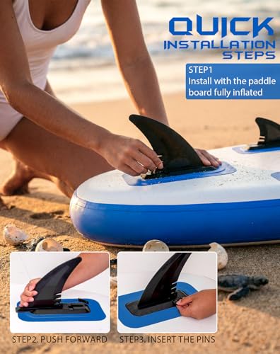 Inflatable Stand Up Paddle Board - 10'6" Blue Turtle Totem