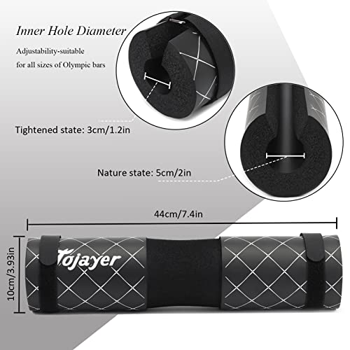 Tojayer Barbell Pad Squat Pad - Neck & Shoulder Protective Foam