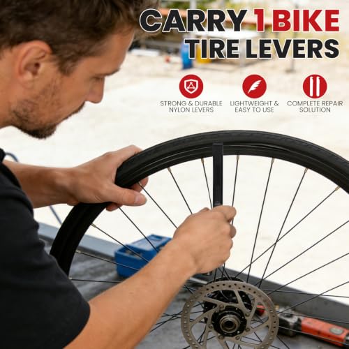 26-inch Bike Inner Tube - Puncture Resistant Butyl Rubber - 26" x 1.8"-2.1"