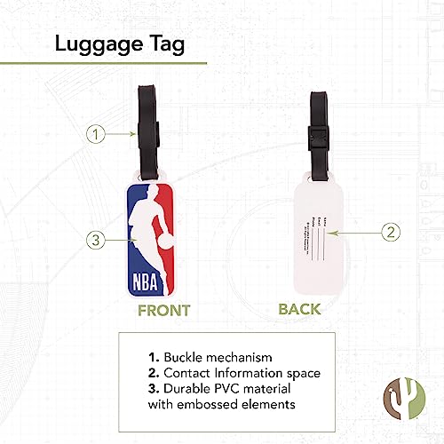 NBA Luggage Tag - PVC Travel Bag ID Holder