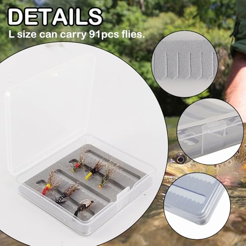 Fly Fishing Storage Box - Compact 4PC H24XSA with Foam Inserts