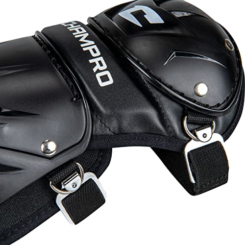 Champro Optimus MVP Single Knee Leg Guard Black 13.5" Baseball Catcher Gear